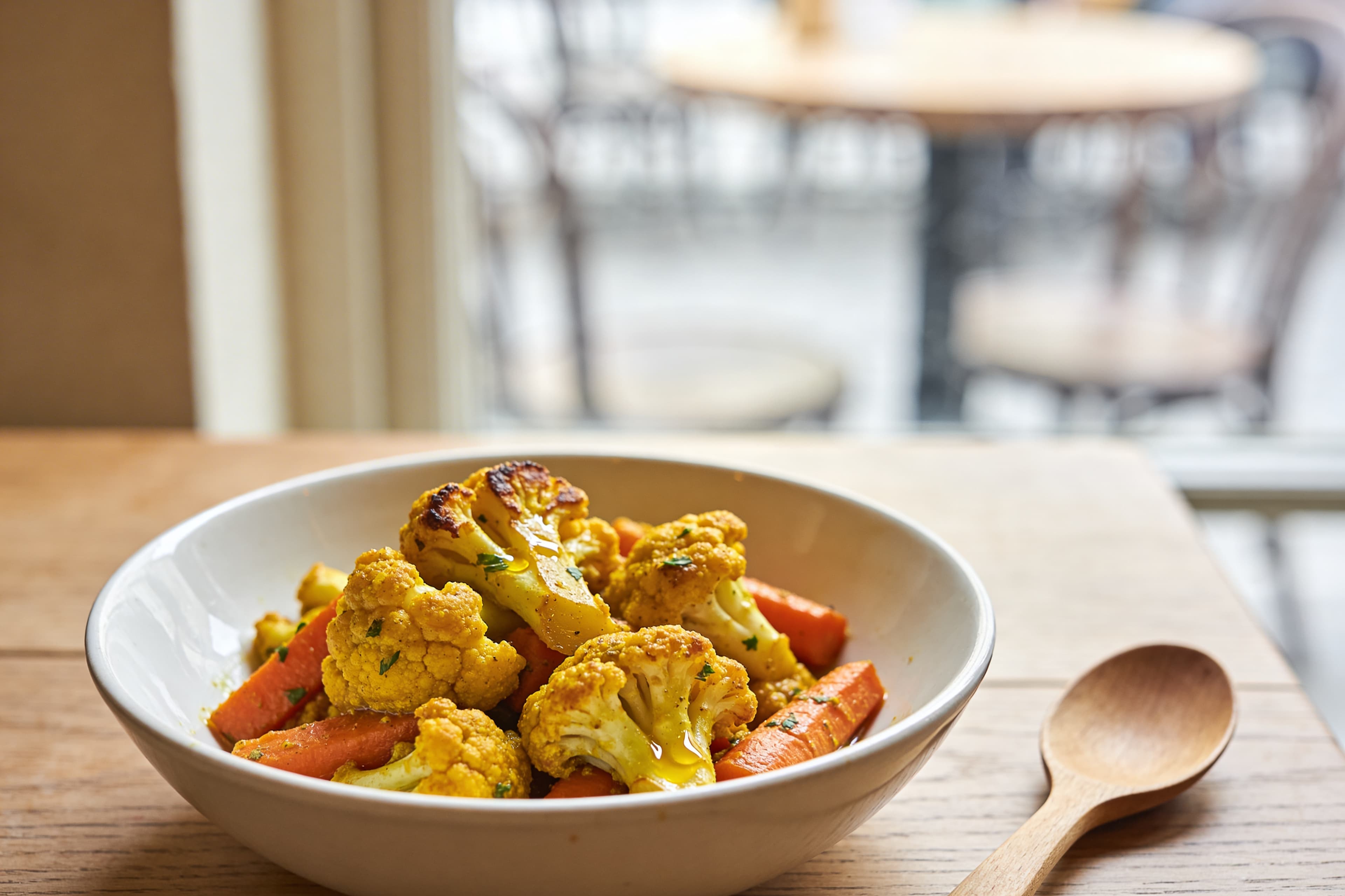 Poêlée de Chou-fleur et Carottes au Curcuma