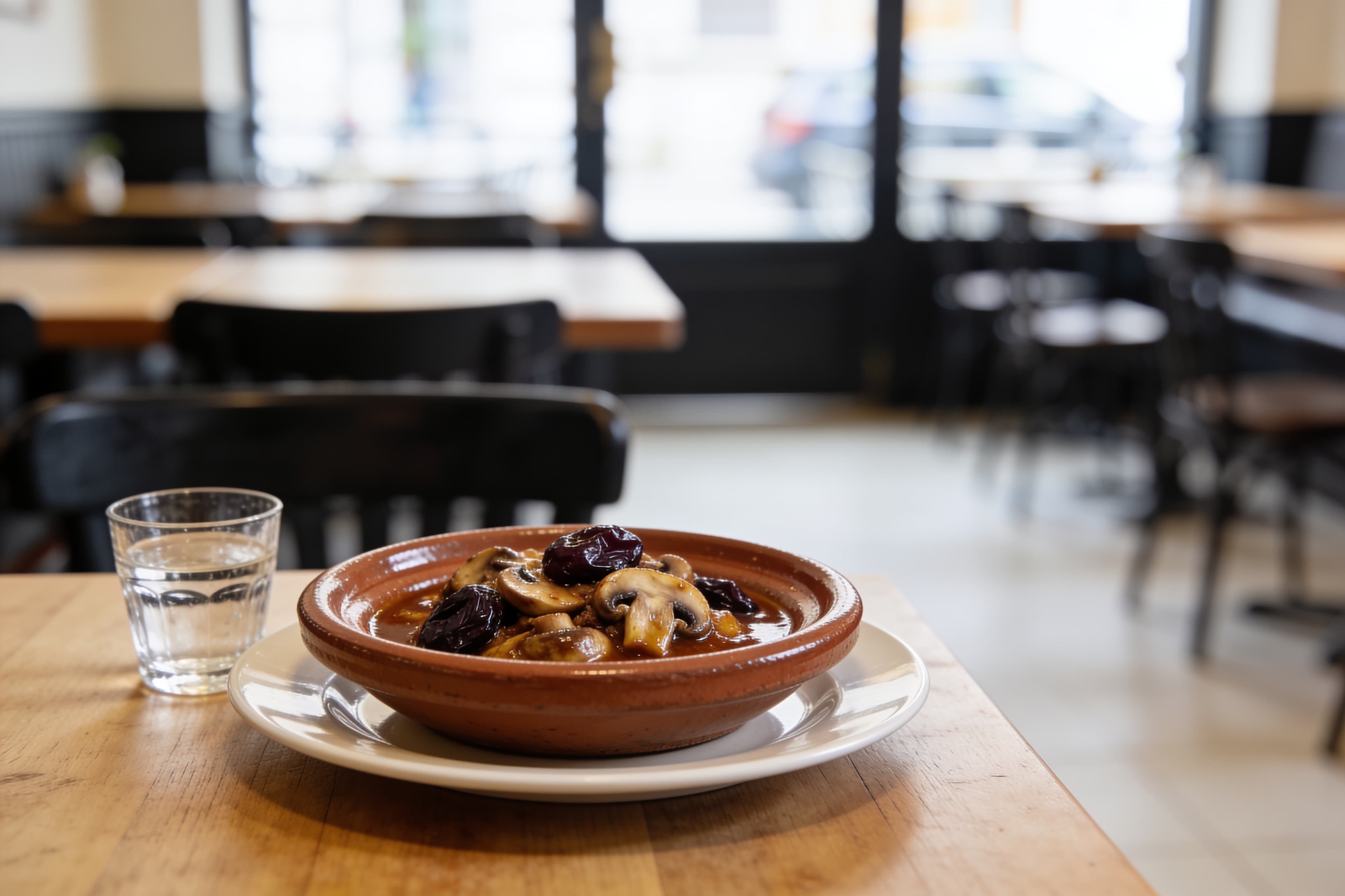 Tajine de Champignons et Pruneaux au Cookeo