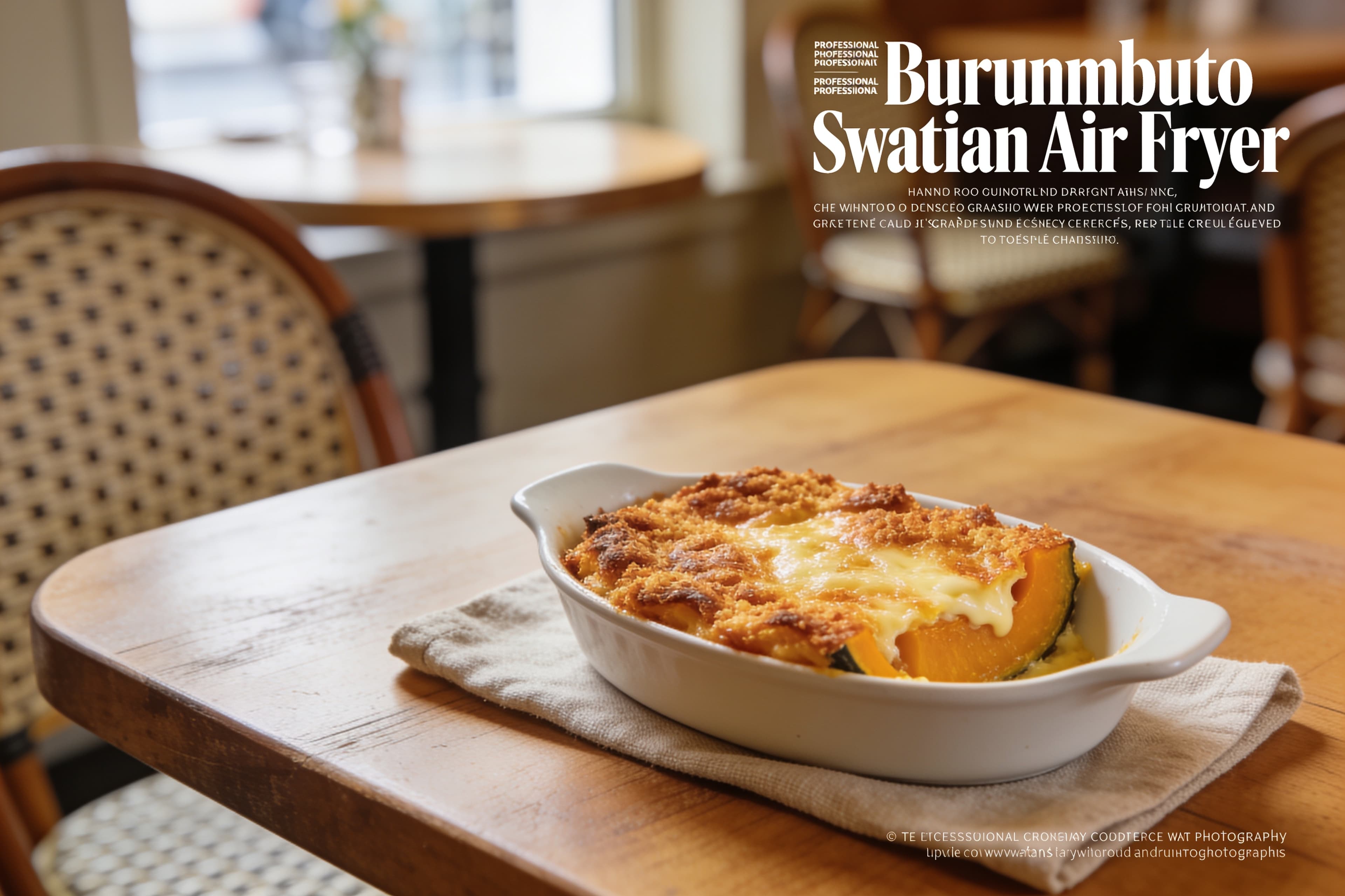 Gratin de Courge Butternut à l'Air Fryer